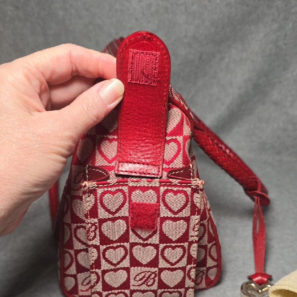 Brighton Red Heart Satchel - Picture 14 of 16